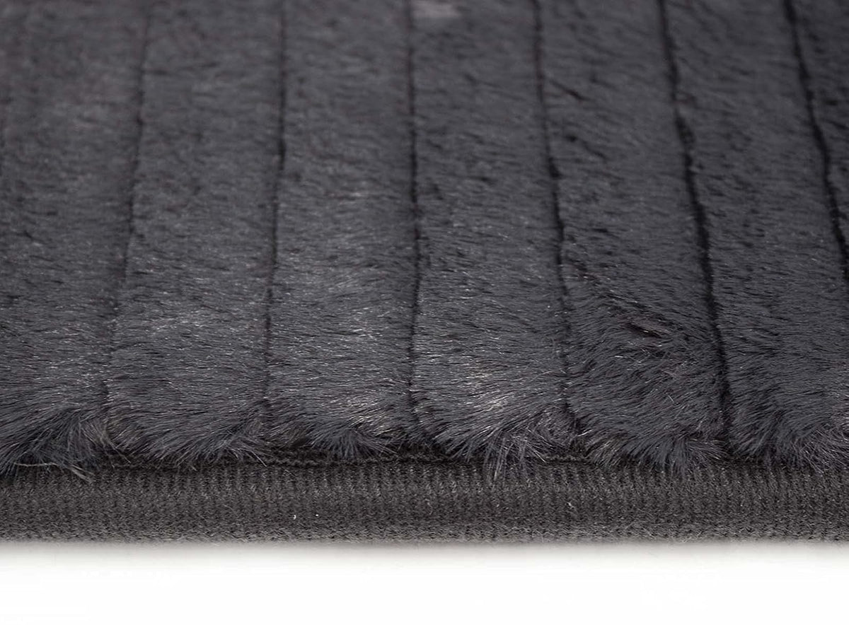 DIB Carpet & Home TAPETE DE BAÑO Luxury Memory Charcoal 40X60 CM