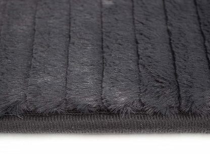 DIB Carpet & Home TAPETE DE BAÑO Luxury Memory Charcoal 40X60 CM