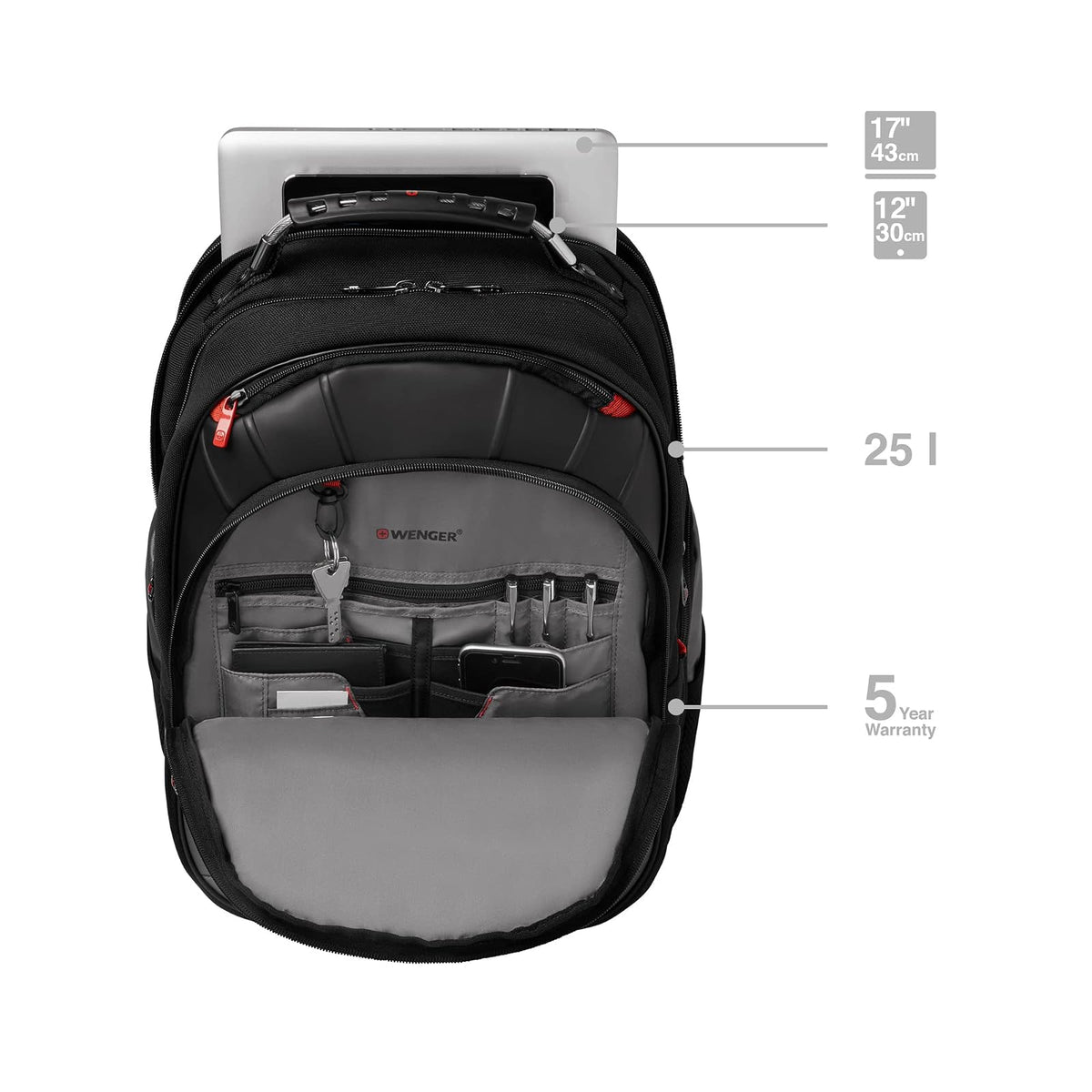 Wenger Pegasus Mochila para portátil de 17 Pulgadas