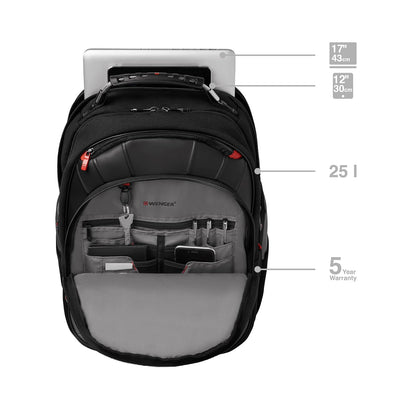 Wenger Pegasus Mochila para portátil de 17 Pulgadas