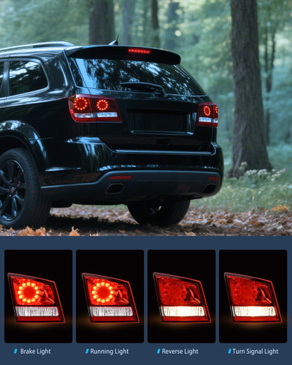 Nilight - Conjunto de Luz Trasera Compatible con Dodge Journey 2011-2020, Lado Izquierdo Interior