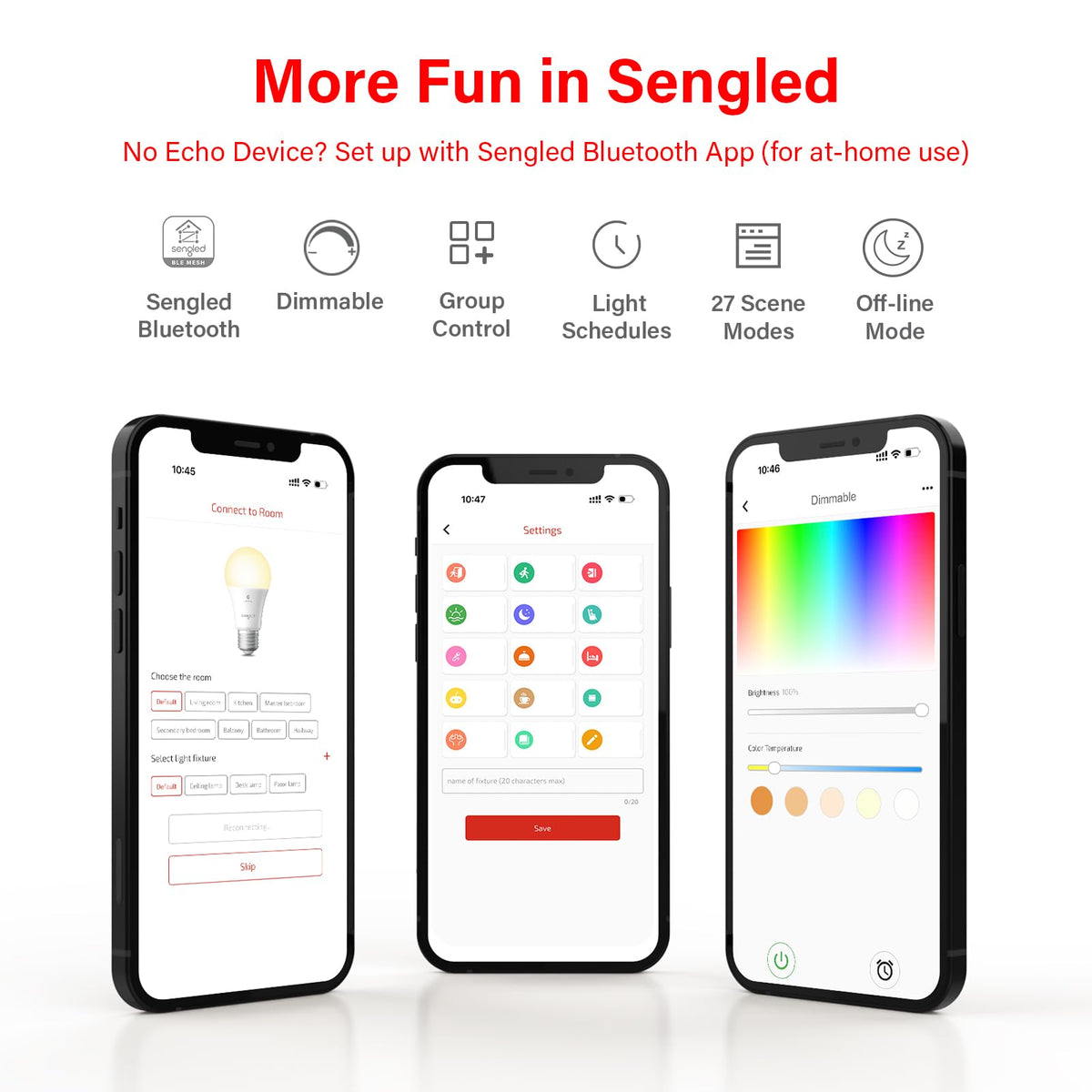 Sengled Smart LED Light Bulb, Compatible con Alexa, 800LM, Blanco suave 2700K, 8.7W (60W Equivalente), 1 Paquete - Actualización desde el dispositivo