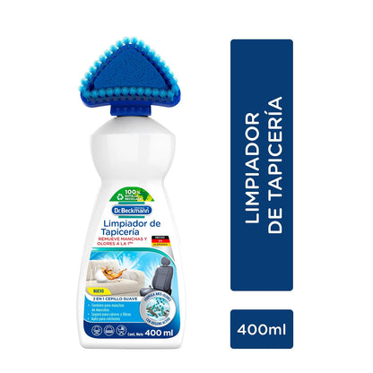 Dr. Beckmann, Limpiador de Tapicería, Colchones, Remueve Manchas y Olores, 400 ml +, Quitamanchas Intenso Multiusos, en Polvo, para Ropa Blanca y Color1 kg