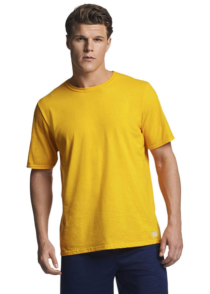 Russell Athletic Camiseta Dri-Power de Manga Corta para Hombre - CH - Oro