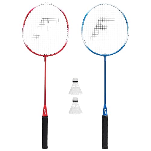 Franklin Sports Juego de bádminton de Repuesto para 2 Jugadores, 2 Raquetas de bádminton y 2 Volantes para Adultos y niños