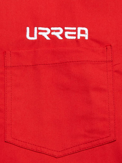 Urrea CAMC201M Camisa de manga corta para caballero color rojo talla M