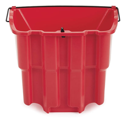 Rubbermaid Commercial Dirty Water Bucket for WaveBrake Mop Buckets, 18-Quart, Red, FG9C7400RED