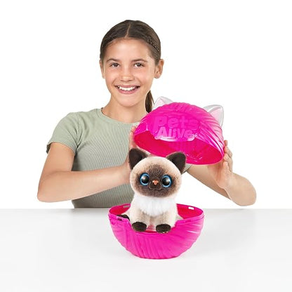 Pets Alive Smitten Kittens (Bonnie) de Zuru, Surprise Kitten Ghitten Plush, Plushies Ultra Soft, Pets Interactive Toy, 10 Sonidos, Cat Pet Aldel para niños y niñas