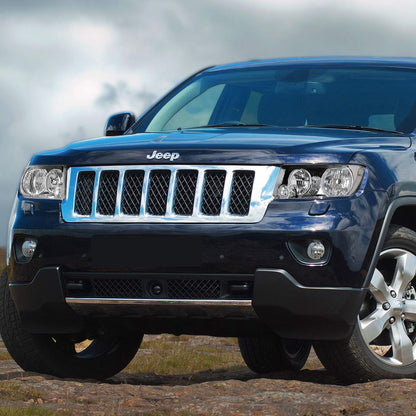 DNA MOTORING HL-OH-JGC11-CH-CL1 Faros Halógenos Carcasa Cromada para Jeep Grand Cherokee 11-13