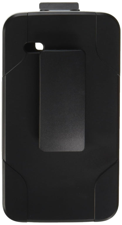 Reiko Silicone Case and Protector Cover Holster with Clip for Alcatel Onetouch Sonic LTE A851L, Black