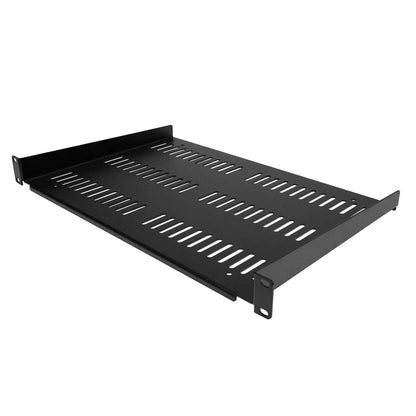 StarTech.com Estante para Rack de 1U para servidores - Bandeja Universal con ventilación para Rack y gabinete de Equipos de Red de 19 Pulgadas - Diseño Duradero - Capacidad de Peso de 25 kg - 12