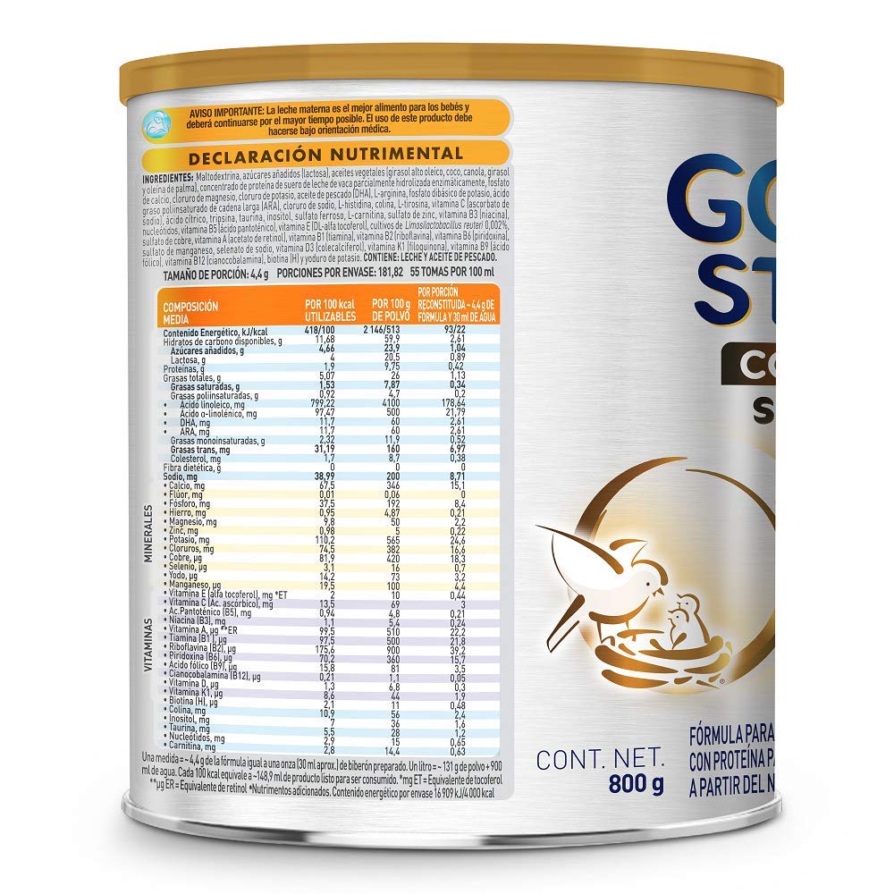 Fórmula Infantil Good Start Confort, a partir del Nacimiento, Lata 800g