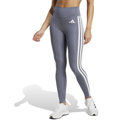 adidas Optime Essentials Leggings 3 Rayas Mujer - CH - Onix - blanco(Onix - White)