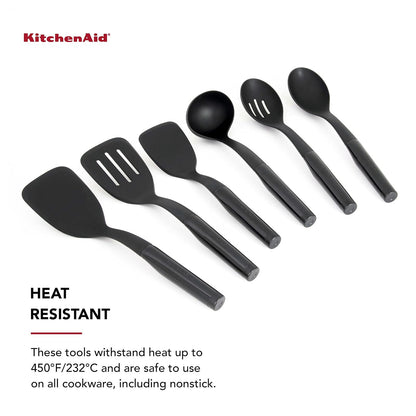 KitchenAid - Juego de herramientas universal, 6 piezas, color negro