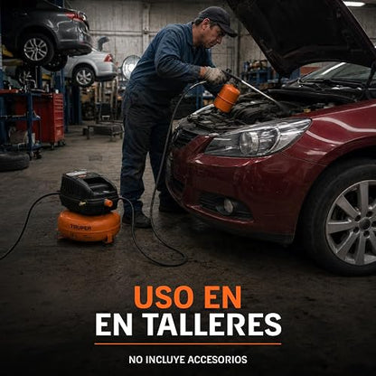 Truper COMP-12S, Compresor libre de aceite compacto 12L, 1 HP 127 V