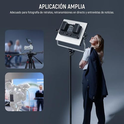 NEEWER 2 NP-F970 7800mAh Baterías Repuesto para Sony FX3/FX30/A7, para Canon R5, para Nikon Z8, Camera Battery con LCD Dual USB C Cargador Rápido para Handycam Cámara Monitor Luz Video LED Deslizador