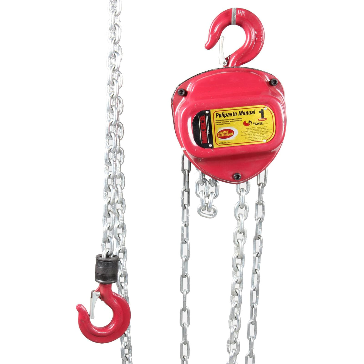 MIKEL´S Polipasto Manual 1 t Cadena 3 MTS