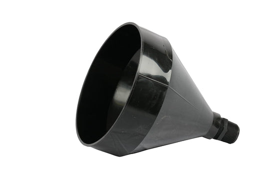 WirthCo 32410 Embudo King de Polietileno 1 Pulgada de Rosca Capacidad 3 Cuartos de Galón Negro