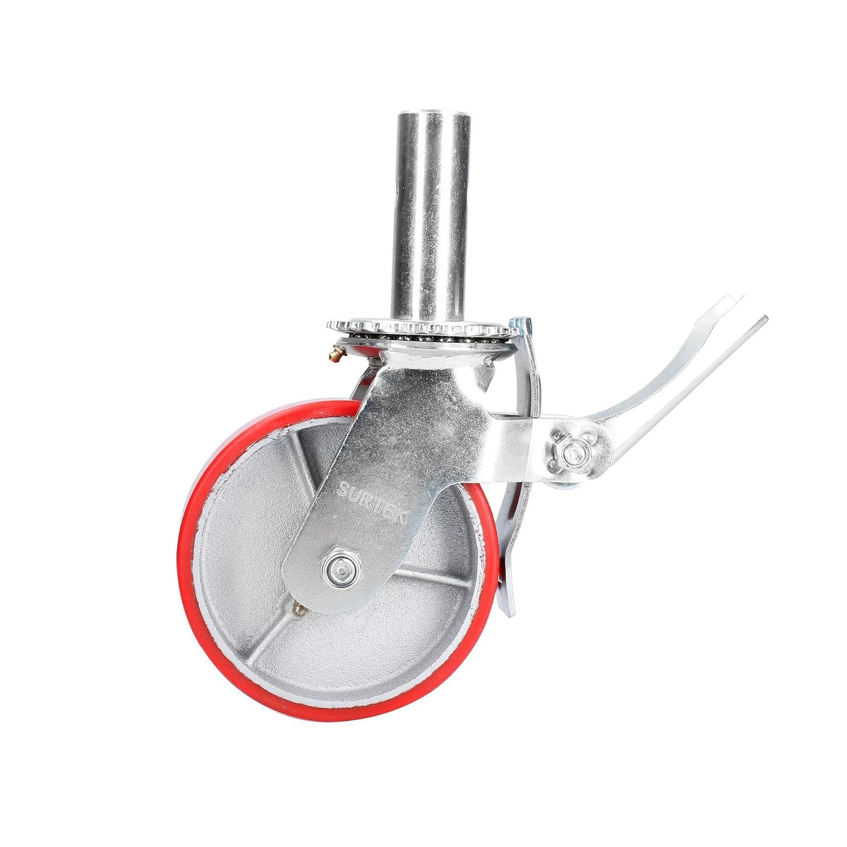 Surtek RB15B Rodaja de poliuretano para andamio con freno 6"