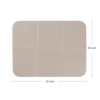Ubbi On-The-Go - Tapete para cambiar pañales para bebé, suave y cómoda, accesorio imprescindible para recién nacidos, fácil de limpiar, almohadilla plegable portátil, accesorios de viaje para bebé,