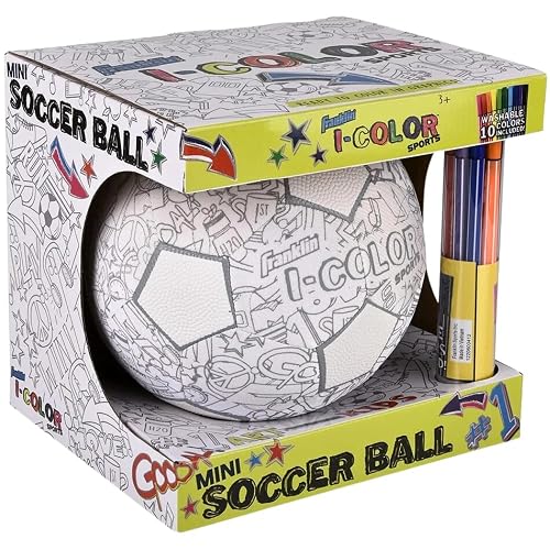 Franklin Sports I-Color - Pelota Deportiva - Personaliza tu Propia Pelota, fútbol, o Pelota de fútbol
