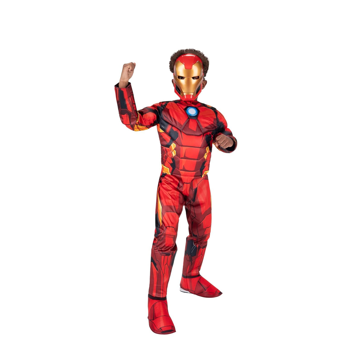 Jazwares Youth Boy Qualux Costume, Iron Man (AVC), Niños, Chico