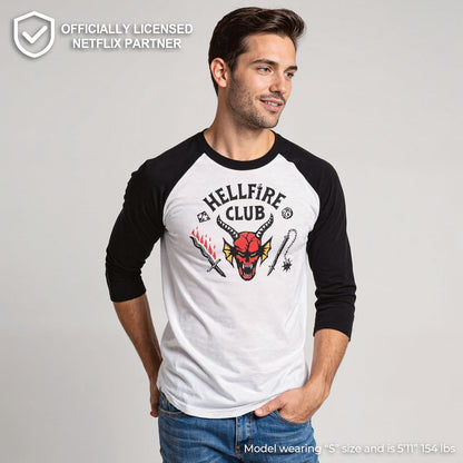 Stranger Things Stranger Things Hellfire Cut Young - Camiseta de Manga Corta para Hombre Camiseta para para Hombre