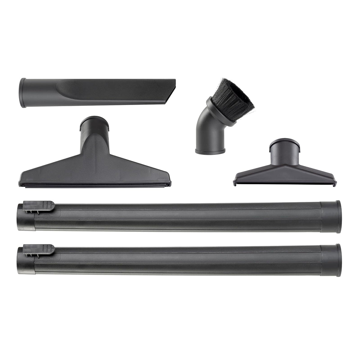 WORKSHOP WS17856A - Kit de fijación de bloqueo para aspiradoras húmedas y secas (6 piezas) para aspiradoras húmedas y secas, se adapta a la mayoría de varitas y mangueras de extensión de 1-7/8