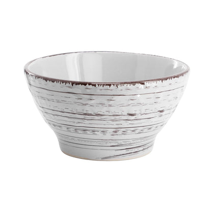 Elama Malibu Calcita - Juego de vajilla de 16 piezas de gres en relieve, esmalte reactivo, color gris claro, vajilla, juego de vajilla (gris calcita)