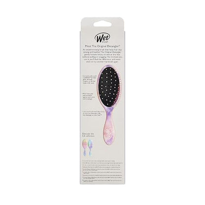 Wet Brush, El Original Detangler, Cepillo Desenredante, Minimiza Dolor y Daños, Desenreda Todo Tipo de Cabello, Cerdas IntelliFlex, Cepilla Fácil y Adiós Nudos, Diseño de Acuarela de Colores