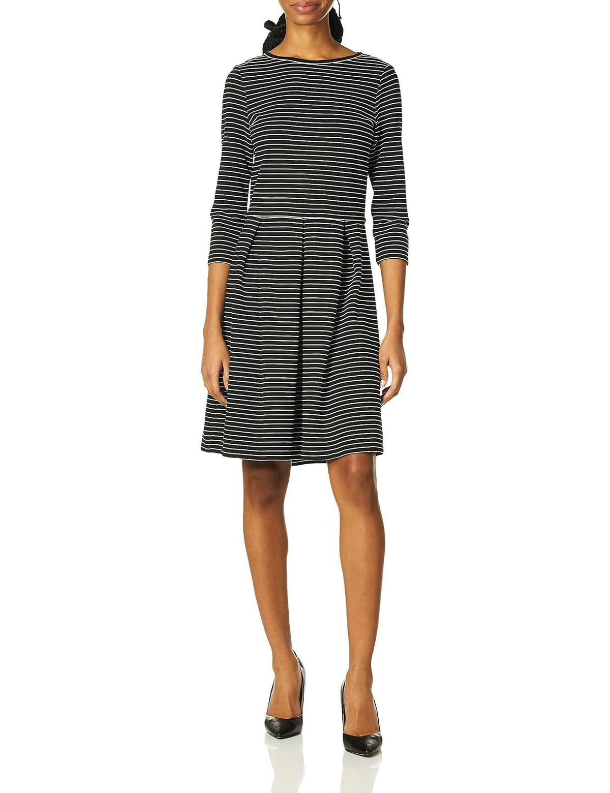 Max Studio Vestido de Manga 3/4. Vestido para Mujer