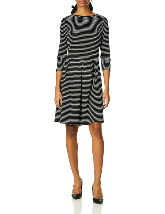 Max Studio Vestido de Manga 3/4. Vestido para Mujer