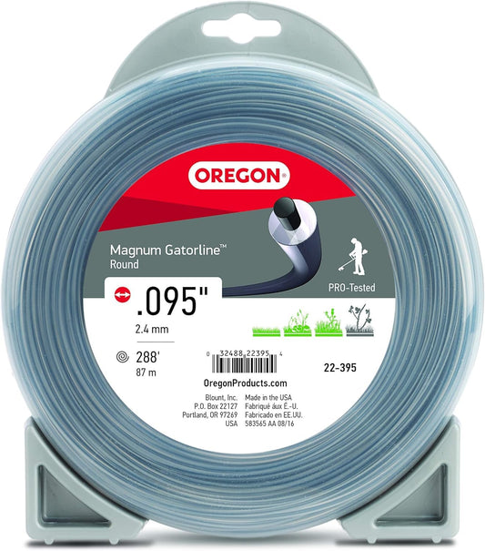 Oregon 22-395 Magnum Gatorline Línea de recortadora redonda 0.095 pulgadas por 288 pies