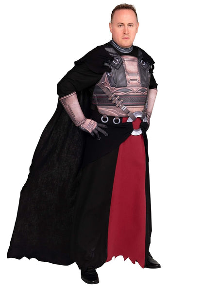 Star Wars Darth Revan - Disfraz Oficial de Halloween para Adultos, túnica con Armadura Acolchada en el Pecho, Faja de Cadera, guanteletes y Guantes, Multi, Large