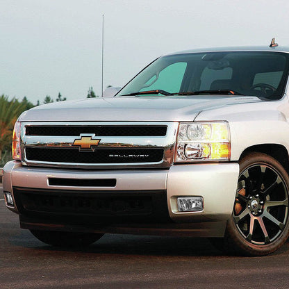 DNA Motoring FL-ZTL-111-CH Luz Antiniebla para Parachoques Delantero para Escalade, Avalanche y Silverado 2007-2015, Cromado
