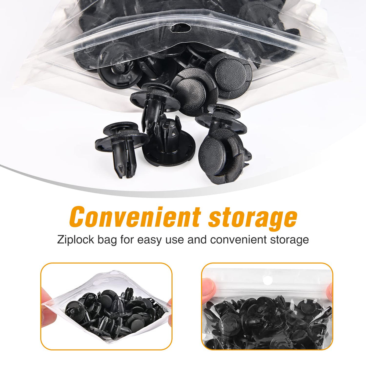 Gooacc 50 Clips de Retén para Panel para Nissan Altima Sentra Murano, Infiniti FX35 G35 G37, Mazda 3 5 6, GRC-113