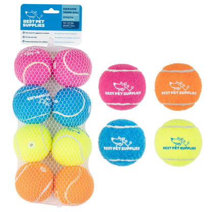 Best Pet Supplies Juguete de Piel Sin Relleno 2 en 1 para Perro - Color Variado - Medium (Pack of 8)