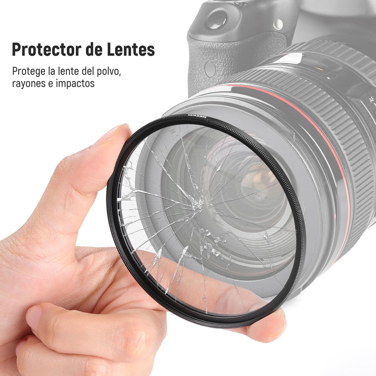 NEEWER 67mm UV MC Filtro Protección con Tapa Lente, Nanorrecubrimientos Resistentes/Vidrio Optico HD/Repelente al Agua/Resistente a Arañazos/Marco Ultradelgado Aaleación Aluminio/Filtro Ultravioleta