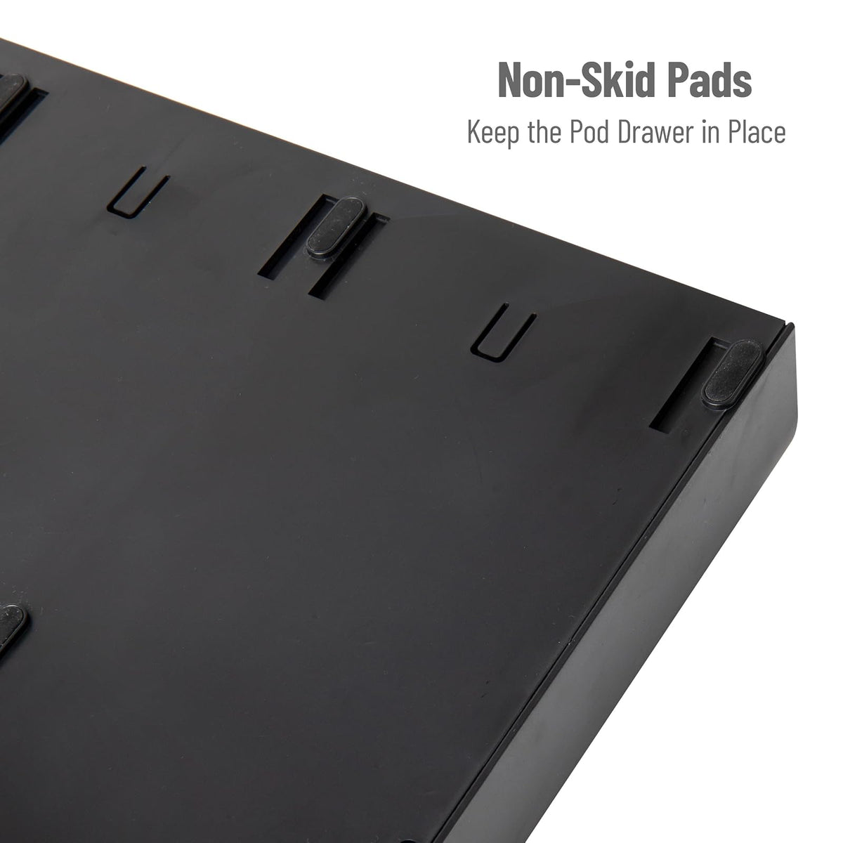Mind Reader - Cajón para guardar cápsulas de café Anchor para 36 tazas K-Cup, color negro