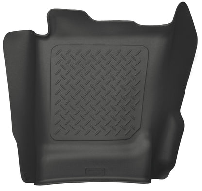 14-18 Chevrolet Silverado/GMC Sierra, Crew/Cabina Doble, Negro, Floor Liners - Front Center Hump - Tripulación - cabina doble