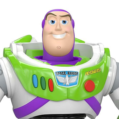Mattel Pixar Toy Story 5 Figura de Acción Buzz de 7 Pulgadas 3+ | Escala 18 cm, 1 personaje clave, 8+ articulaciones móviles, diseño fiel a la película, JKV15