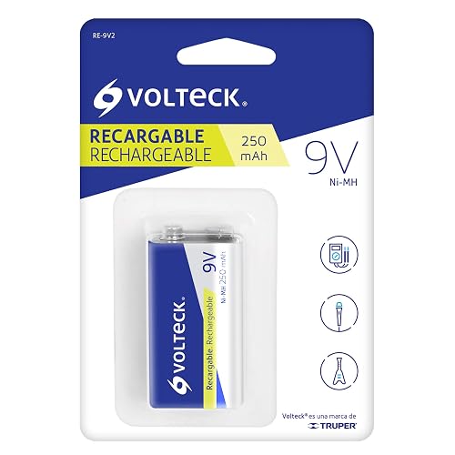 Volteck RE-9V2, Pila recargable