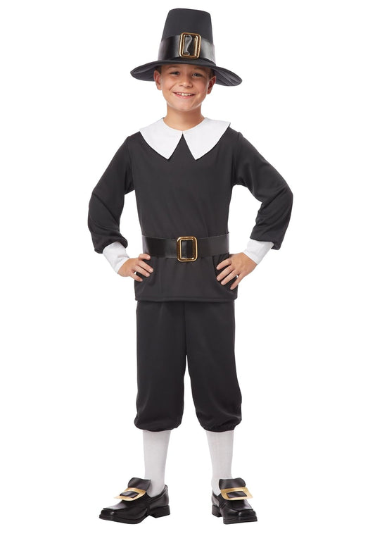 Disfraz infantil California Disfraces Pilgrim, Un solo color, Pequeño