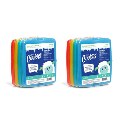 Fit and Fresh 336KCHKIT2 Paquete de Bandejas Delgadas para Hielo, Set de 8 - Paquete de 8