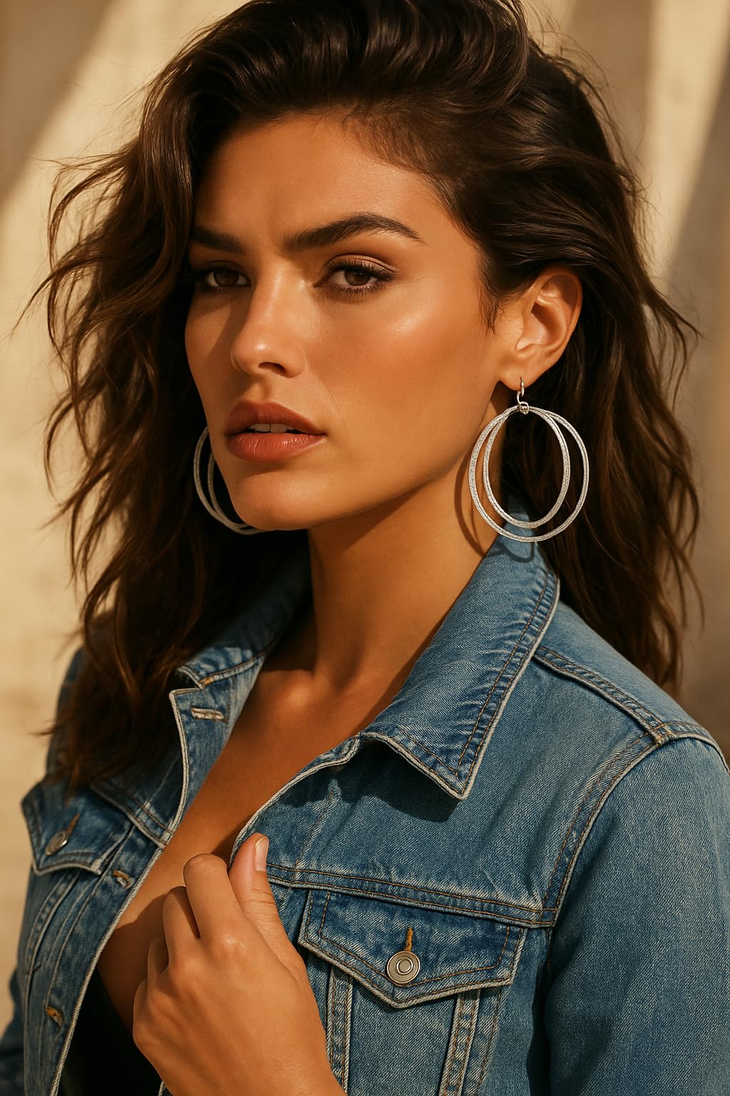 GUESS Aretes, Gris, Una talla