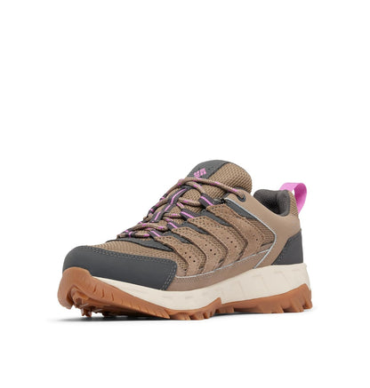 Columbia Strata Trail - Tenis de Senderismo para Mujer, Impermeables, Color café