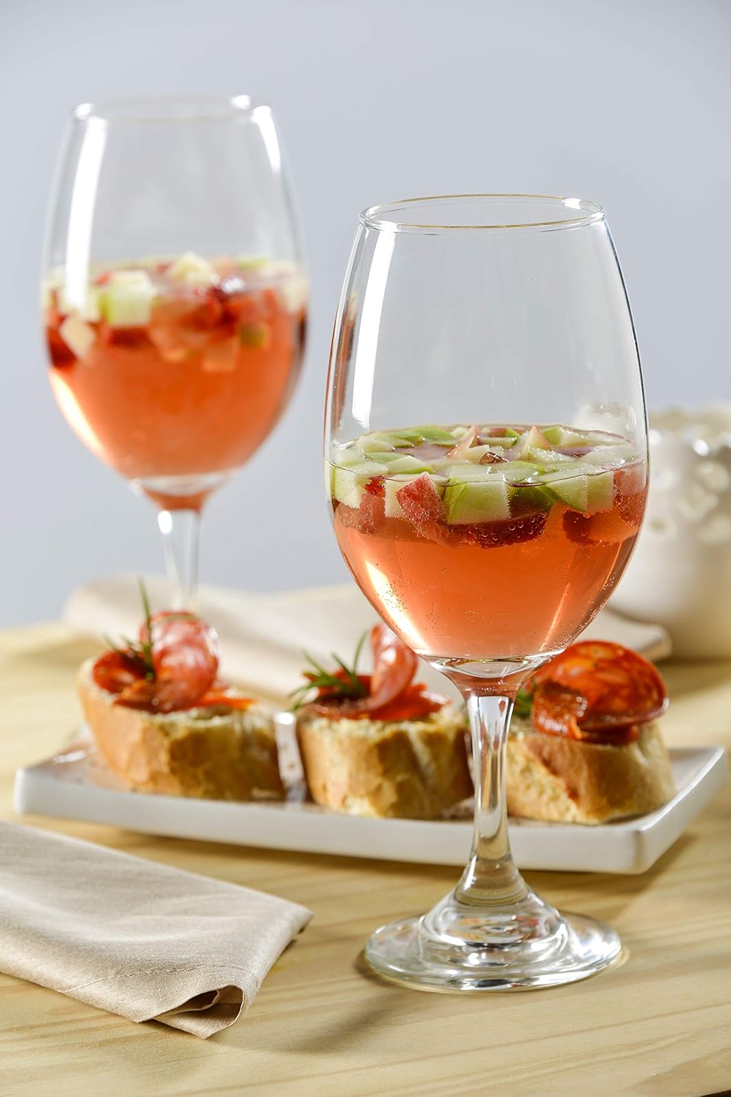 Cristar Rioja Juego de 6 Copas de Vidrio para Vino, Agua de 386 ml