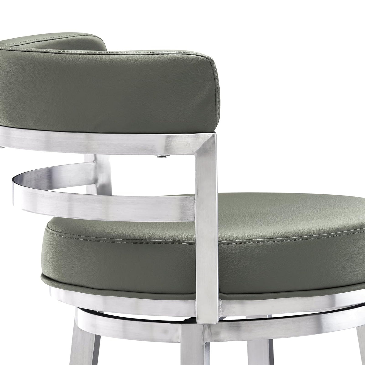 Armen Living Eureka Ergonomic - computadora para Juegos, 47 Pulgadas, Color Blanco, con Patas en Forma de I, Trabajo, Oficina, con Alfombrilla para Mouse, estación de Trabajo Moderna, fácil de Montar