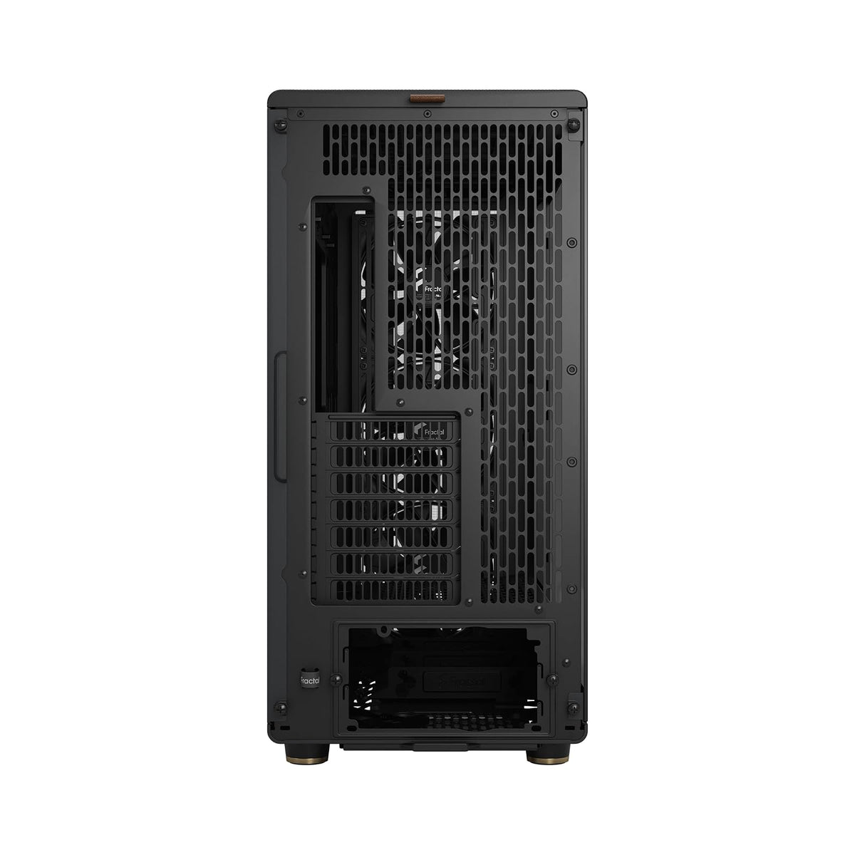 Gabinete Fractal Design North XL E-ATX – Negro, Diseño Estético con Panel de Madera, Soporte para GPUs de hasta 330 mm