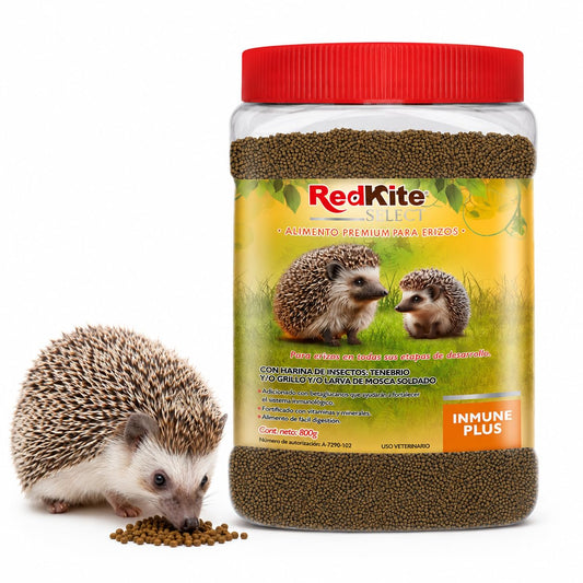 RedKite Select Alimento para Erizos 800 g con Insectos Deshidratados y Vitaminas